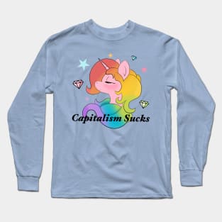 Capitalism Sucks Long Sleeve T-Shirt